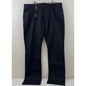Men’s Guess  Phoenix Fit Low Rise Skinny Black Jeans Coated  Size 40 X 34